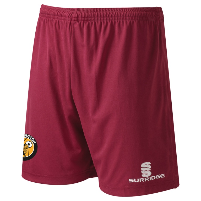 Match Short Maroon