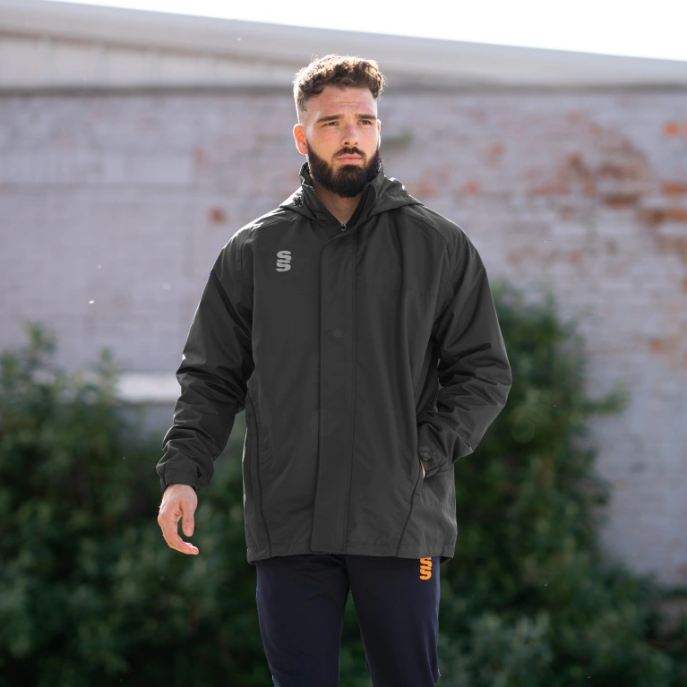 Dual Fleece Lined Jacket : Black